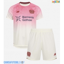 Camisa de time de futebol Bayer Leverkusen Eliesse Ben Seghir #17 Replicas 2º Equipamento Infantil 2025-26 Manga Curta (+ Calças curtas)